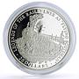 Liberia 20 dollars Railways Railroads Trains A3 Scotsman proof silver coin 2002