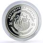 Liberia 20 dollars Railways Railroads Trains D1 31 Limmat proof silver coin 2003