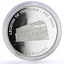 Liberia 20 dollars Railways Railroads Trains The Ghan proof silver coin 2003