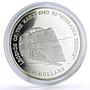 Liberia 20 dollars Railways Railroads Trains EMD Zephyr proof silver coin 2003