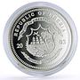 Liberia 20 dollars Railways Railroads Trains Super Chief proof silver coin 2003