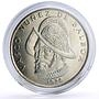 Panama 1 balboa Explorer Vasco Nunez de Balboa KM-39.2 Error LEY CuNi coin 1976