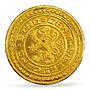 Belgium Ghent 1 franken German Occupation Coinage KM-Tn2 MS62 PCGS coin 1915