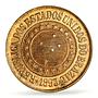Brazil 40 reis Regular Coinage PROSPERIDADE KM-491 MS63 PCGS bronze coin 1893