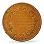 France Franklin Montyon Society Politics SP63 PCGS bronze token medal coin 1833