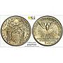 Italy Vatican 5 lire Sede Vacante Dove Bird Sun KM-20 MS66 PCGS silver coin 1939