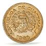 Guatemala 1 centavo Regular Coinage KM-237a MS62 PCGS bronze coin 1925