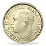 Romania 100 lei King Carol II Coinage KM-54 AU58 PCGS nickel coin 1936