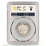 Hungary 1 korona Crown Josef Franz I Coinage KM-492 MS63 PCGS silver coin 1914