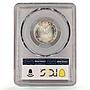 Italy Vatican 5 lire Sede Vacante Dove Bird Sun KM-20 MS67 PCGS silver coin 1939