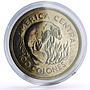 Costa Rica 100 colones Conservation Wildlife Manatee Fauna silver coin 1974