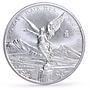 Mexico 5 onzas Libertad Angel of Independence 5 oz silver coin 2000