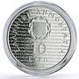 Greece 10 euro Greek Culture Poets Aeschylus Literature proof silver coin 2012