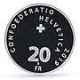 Switzerland 20 francs Knie Circus 100th Anniversary Clown proof silver coin 2019