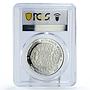 Mexico Numismatic Society Pillar Dollar 8 Reales SP69 PCGS silver medal 1972