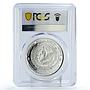 Mexico Numismatic Society Lopez Rayon 8 Reales SP66 PCGS silver medal 1976