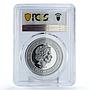 Niue 1 dollar Your Soul World Wisdom Owl Bird Fauna PR70 PCGS silver coin 2017