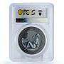 Palau 10 dollars Eternal Sculptures Leda Swan Art PR70 PCGS silver coin 2019