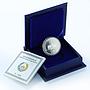 Uzbekistan 100 Som Olympic Glory silver coin 2001