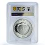 Palau 5 dollars Art Revived Munch Scream Relief PR70 PCGS silver coin 2019