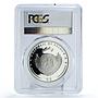 Palau 5 dollars World Wonders Golden Gate Bridge PR70 PCGS silver coin 2013