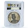 Brunei 25 dollars Hassanal Bolkiah Accession Politics PR69 PCGS CuNi coin 1992
