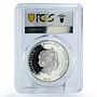 Cook Islands 5 dollars Conservation Tree Frog Fauna PR70 PCGS silver coin 2019
