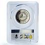 Costa Rica 1 colon Regular Coinage BCCR KM-186.4 PR68 PCGS CuNi coin 1976