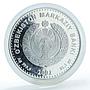 Uzbekistan 100 Som Olympic Glory silver coin 2001