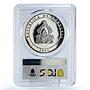Honduras 100 lempiras America Discovery Ship Clipper PR69 PCGS silver coin 1992