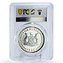 Namibia 10 mark Independence Lion TRIAL ESSAI X#E6 SP69 PCGS silver coin 1990