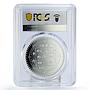 Nepal 2000 rupees Everest Conquest Hillary Tenzing PR69 PCGS silver coin 2003
