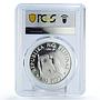 Philippines 500 piso Jose Rizal Monument Politics PR67 PCGS silver coin 1996