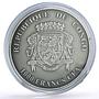 Congo 1000 francs African Ounce Wildlife Zebras Fauna silver coin 2015