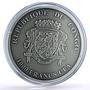 Congo 1000 francs African Ounce Wildlife Okapi Giraffe Fauna silver coin 2015