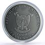 Cameroon 1000 francs African Ounce Wildlife Leopard Cat Fauna silver coin 2018