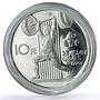 China 10 yuan x 4 Set Asian Games Tennis Cycling Diving Weightlifting coins 1989