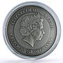Ghana 5 cedis African Ounce Wildlife Gorilla Monkey Fauna silver coin 2015