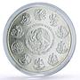 Mexico 5 pesos Conservation Wildlife River Nutria Otter Fauna silver coin 2000