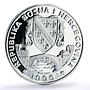 Bosnia and Herzegovina 1 suverena Hanoverian Horse Fauna silver coin 1996