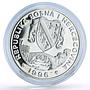 Bosnia and Herzegovina 1 suverena Hanoverian Horse Fauna silver coin 1996