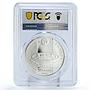 Belarus 20 roubles Rogvolod Rogneda Polotsk Ship PR70 PCGS silver coin 2006