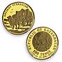 Kazakhstan 100 tenge Turkestan Transportation Camels PR70 PCGS gold coin 2004
