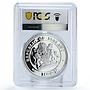 Malawi 20 kwacha Lunar Calendar Shou Tiger Year PR69 PCGS silver coin 2010