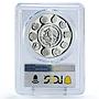 Mexico 5 pesos Two Worlds Encounter Fine Arts Palace PR69 PCGS silver coin 2005