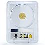 Mexico 1/20 onza Libertad Angel of Independence MS66 PCGS gold coin 2002