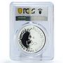 UAE 50 dirhams UNICEF Save the Children Child Year PR69 PCGS silver coin 1980