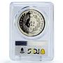 Turkiye 500 lira FAO World Food Day Fisheries Conf. PR69 PCGS silver coin 1984