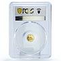 Belarus 5 roubles History Culture Ballet Dancer KM-451 PR69 PCGS gold coin 2013