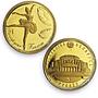 Belarus 5 roubles History Culture Ballet Dancer KM-451 PR69 PCGS gold coin 2013